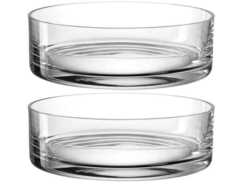 Leonardo Schale Novara 22.4 cm, 2 Stück, Transparent