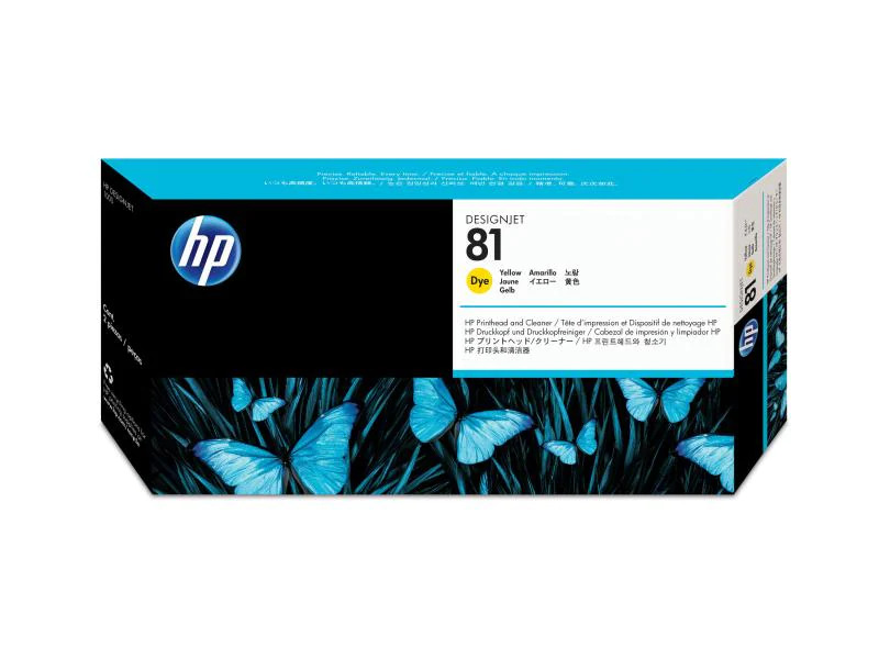 HP Druckkopf Nr. 81 (C4953A) Yellow