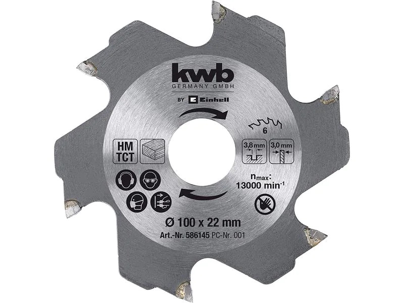 kwb Fräserblatt Ø 100 x 22 x 3.8 mm