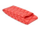 Delock Schrumpfschlauch X-Muster rutschfest 1 m x 40 mm Rot