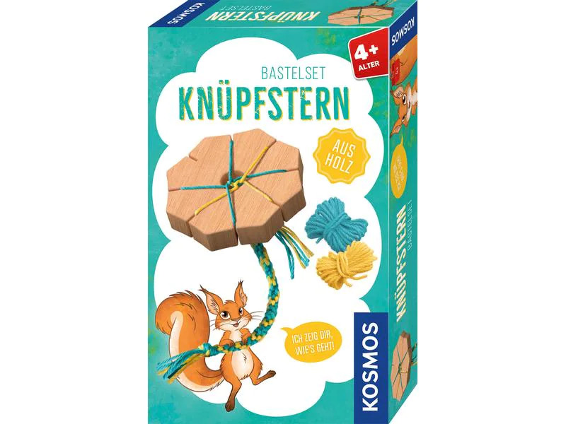 Kosmos Bastelset Knüpfstern aus natürlichen Holzfasern