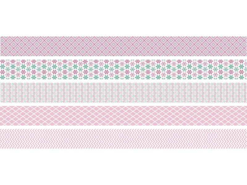 Heyda Washi Tape Schmetterlinge Mehrfarbig