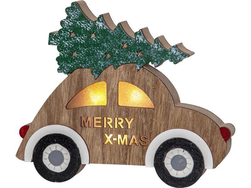 Star Trading Tischdeko Billy, 20 cm, Holz