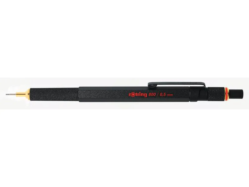 Rotring Minenbleistift 800 0.5 mm, Gold/Schwarz