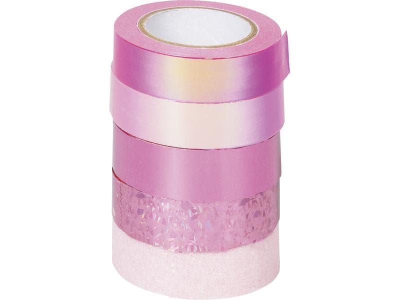 Heyda Washi Tape Effekt Mix Basic Rosa