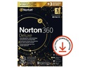 Norton Norton 360 Deluxe GOLD Ed. ESD, 5 Device, 1 Jahr + 3 Monate