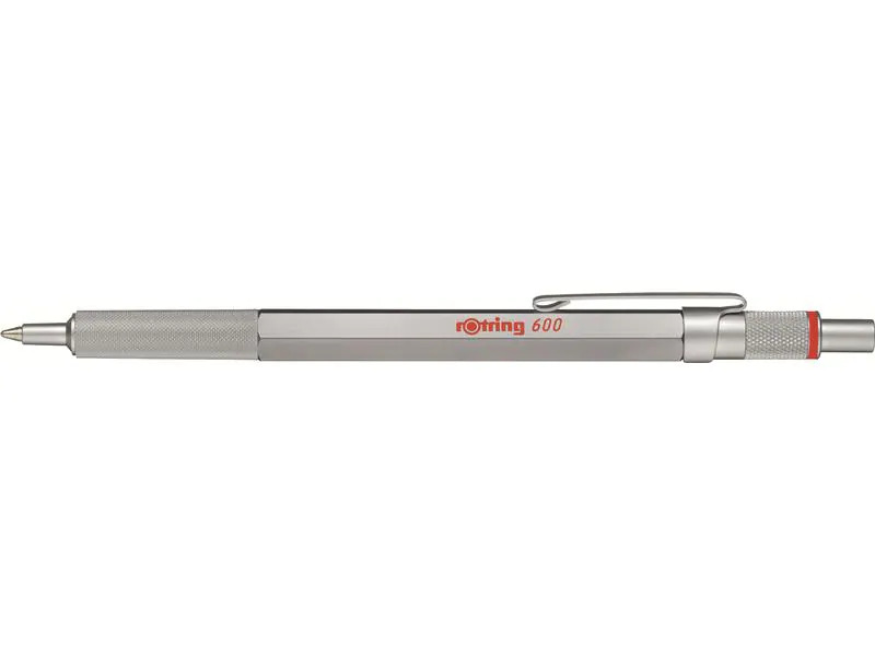 Rotring Kugelschreiber 600 Medium (M), Silber