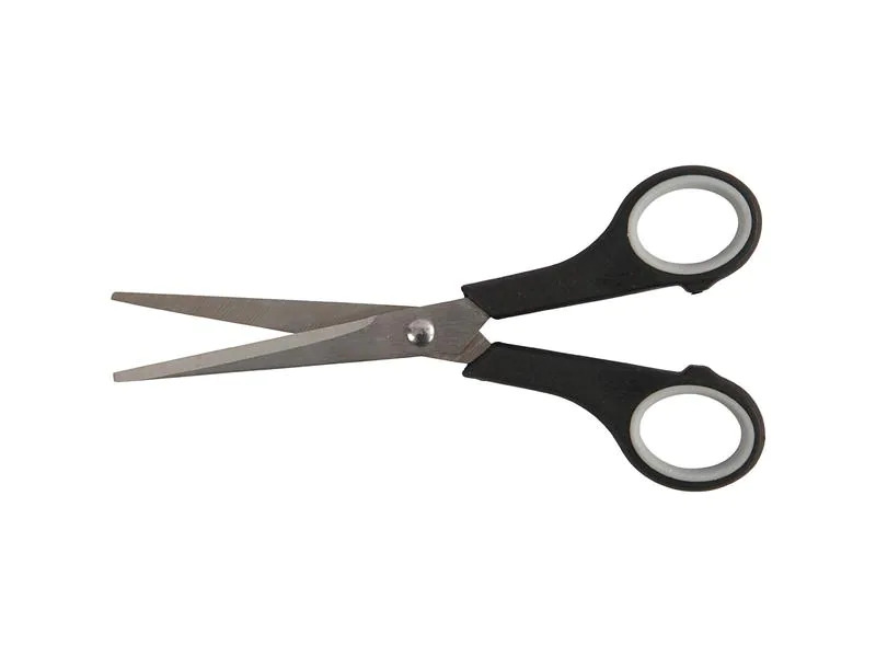 Creativ Company Schere Softgriff 17 cm, Edelstahl, Universal