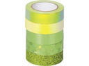 Heyda Washi Tape Effekt Mix Basic Grün