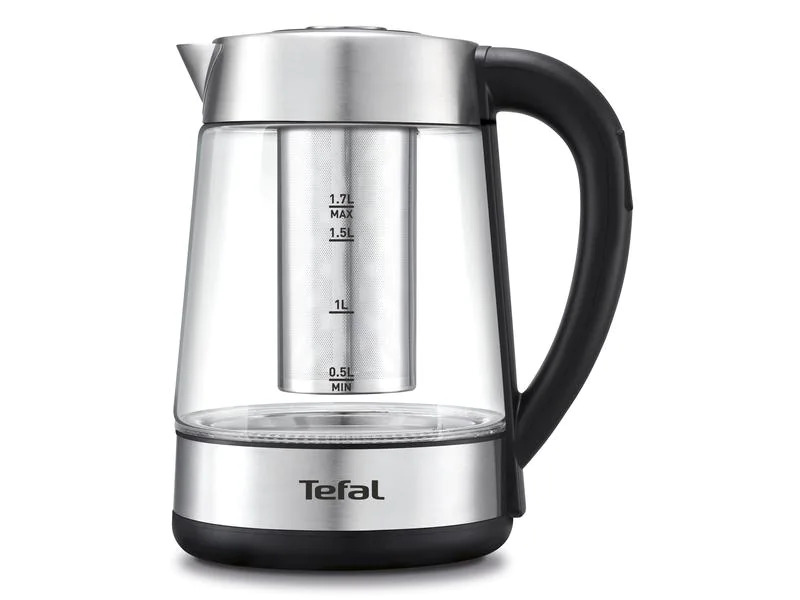Tefal Wasserkocher BJ750D10 1.7 l, Schwarz/Silber