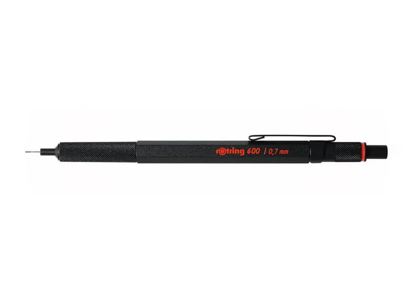 Rotring Minenbleistift 600 0.7 mm, Schwarz