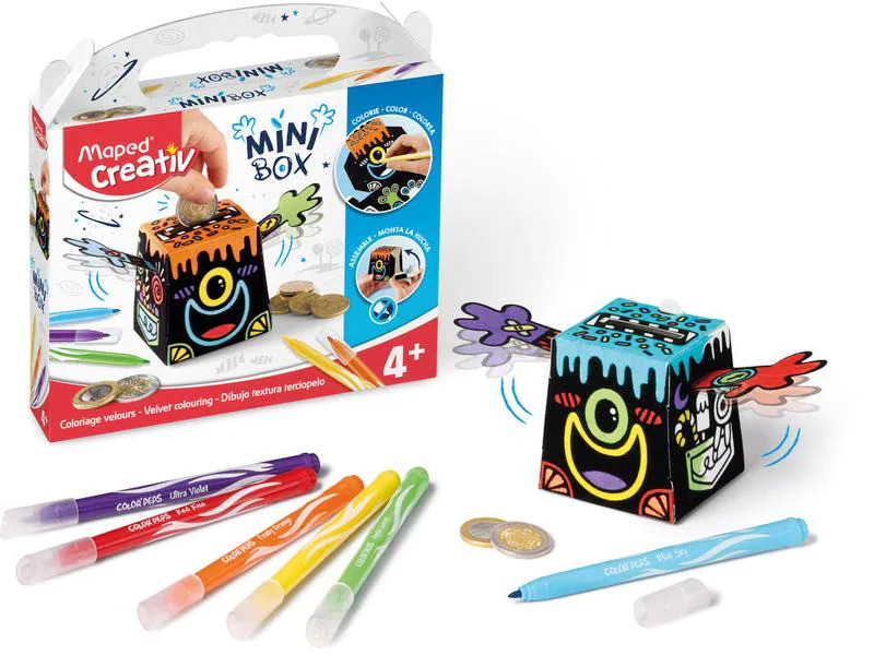 maped Bastelset Mini Box Spardose 7-teilig