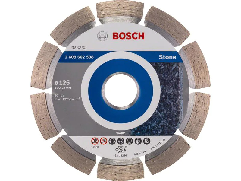 Bosch Professional Diamanttrennscheibe Standard for Stone Ø 125