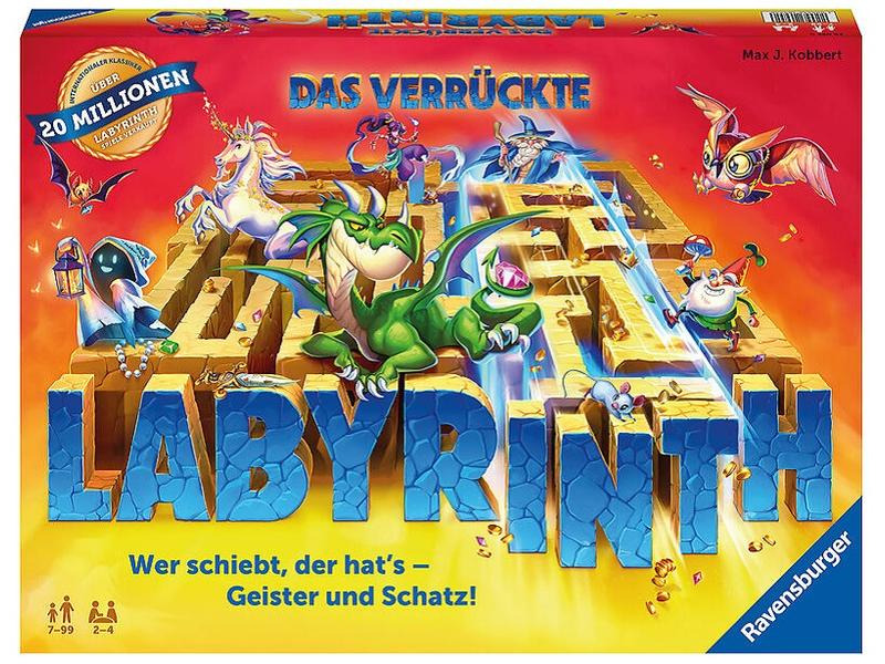 Ravensburger Familienspiel Das verrückte Labyrinth – Neuauflage 2021