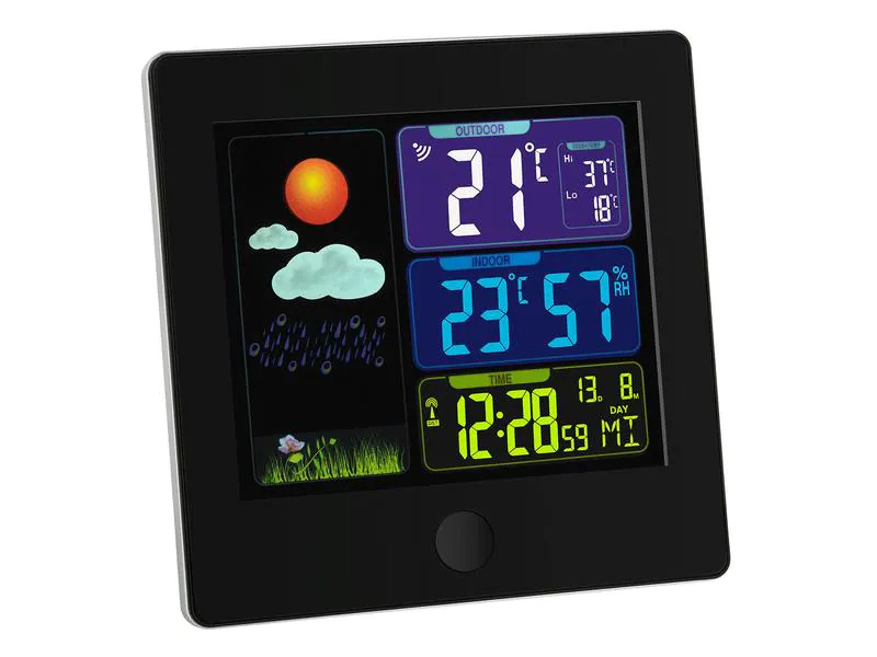 TFA Dostmann Wetterstation Sun Schwarz
