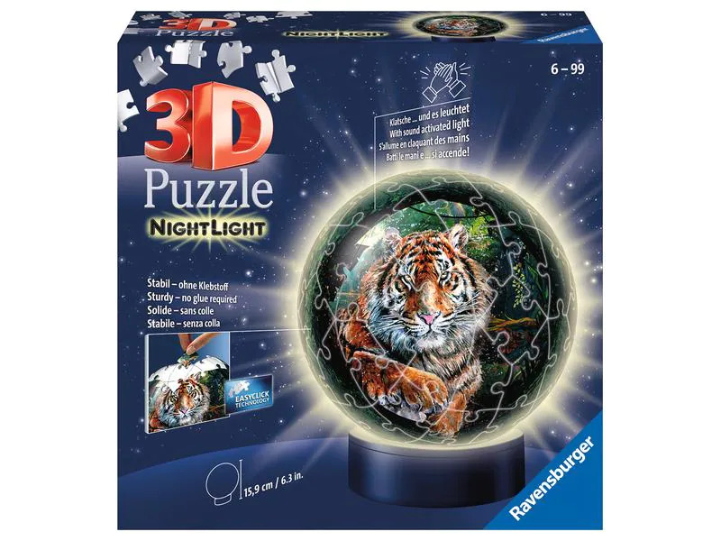 Ravensburger 3D Puzzle Nachtlicht Raubkatzen