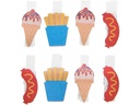 Rico Design Dekoklammer Snacks 8 Stück