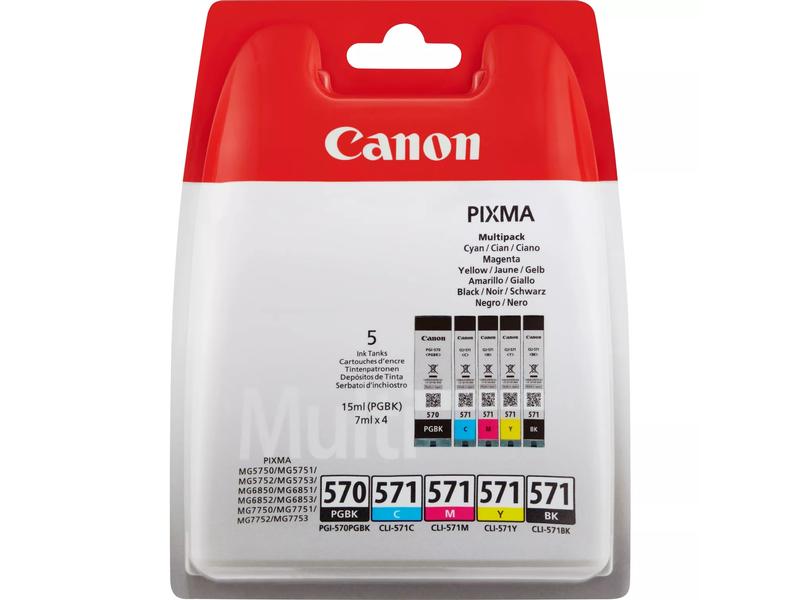 Canon Tinte PGI-570 / CLI-571 BK, PGBK, C, M, Y