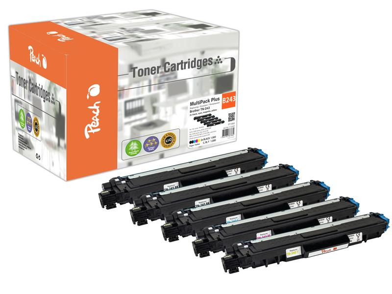 Peach Toner Brother TN-243 2x Black, 1x Cyan, Magenta, Yellow