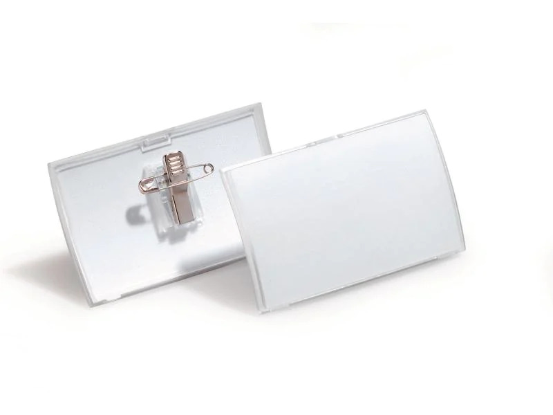 DURABLE Namensschild mit Clip Click Fold 54 x 90 mm, 25 Stück