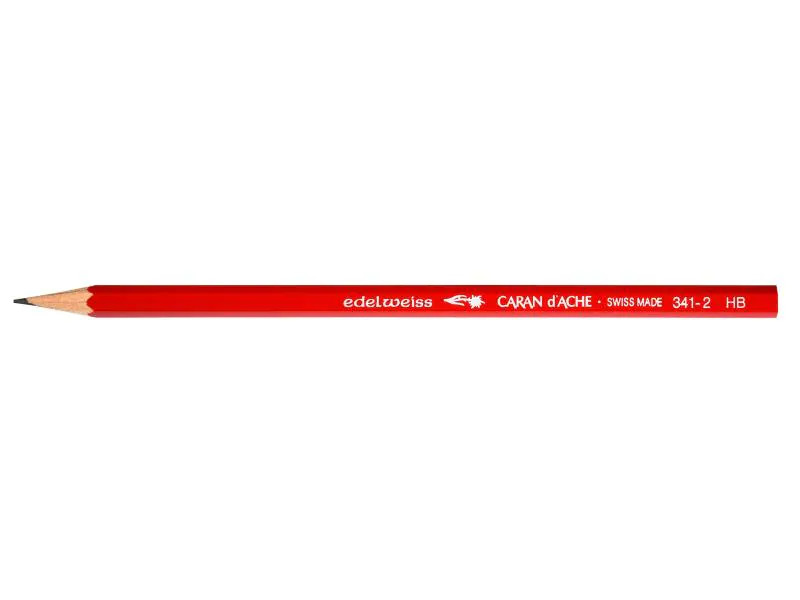 Caran d'Ache Bleistift HB, Rot