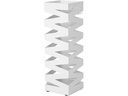 Songmics Schirmständer mit Zick-Zack Muster 49 cm, Weiss