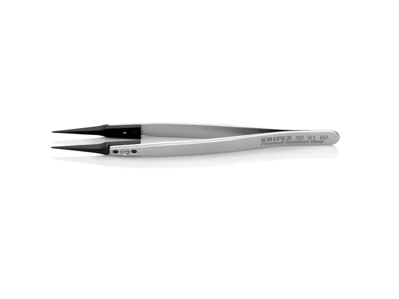 Knipex Pinzette mit Wechselspitzen, ESD, Gerade 130 mm
