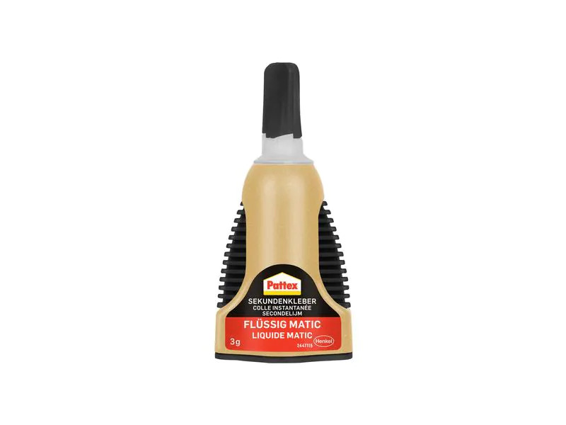 Pattex Sekundenkleber Flussig Matic 3 g, Transparent