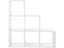 VASAGLE Regal mit 6 Fächern 97.5 x 97.5 cm, Weiss
