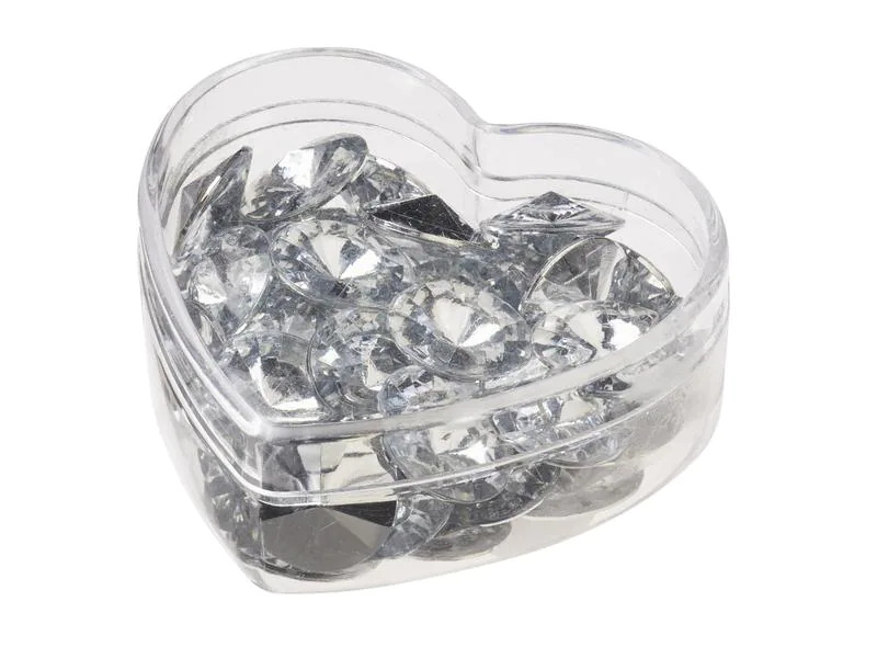 HobbyFun Streudeko Diamanten 45 Stück