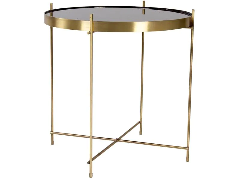 House Nordic Beistelltisch Venezia 48 x 48 cm, Gold