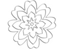 Creativ Company Stanzschablone 0.5 - 8 cm, Blumen