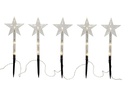 Star Trading Aussendekoration Wandy 5er mit Erdspiess 15 LED, 25 cm