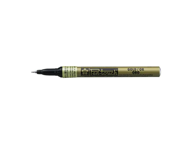 Sakura Lackmarker Pen-Touch 0.7 mm, extrafein, Gold
