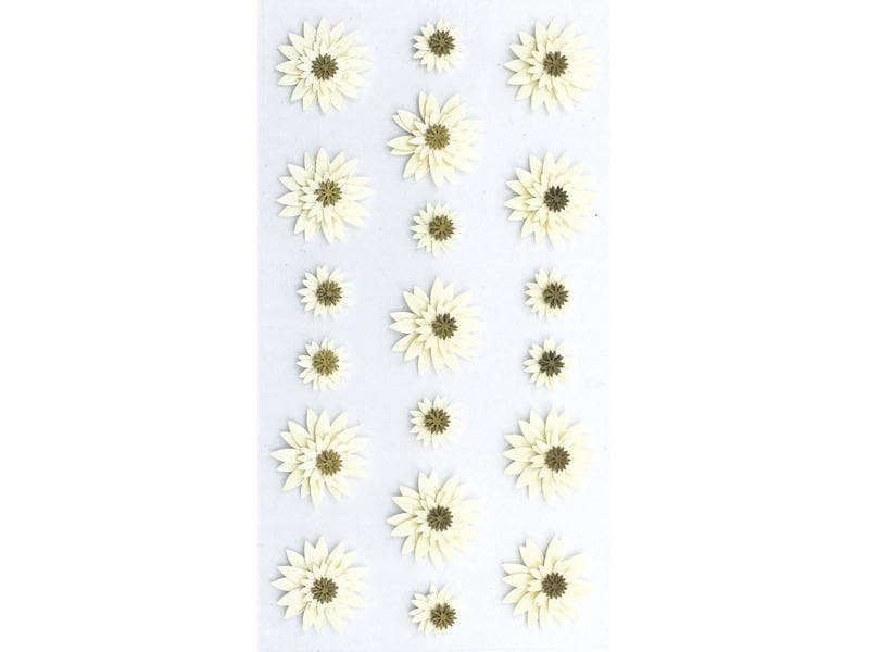 Artoz Motivsticker Blume 1 Blatt, Creme