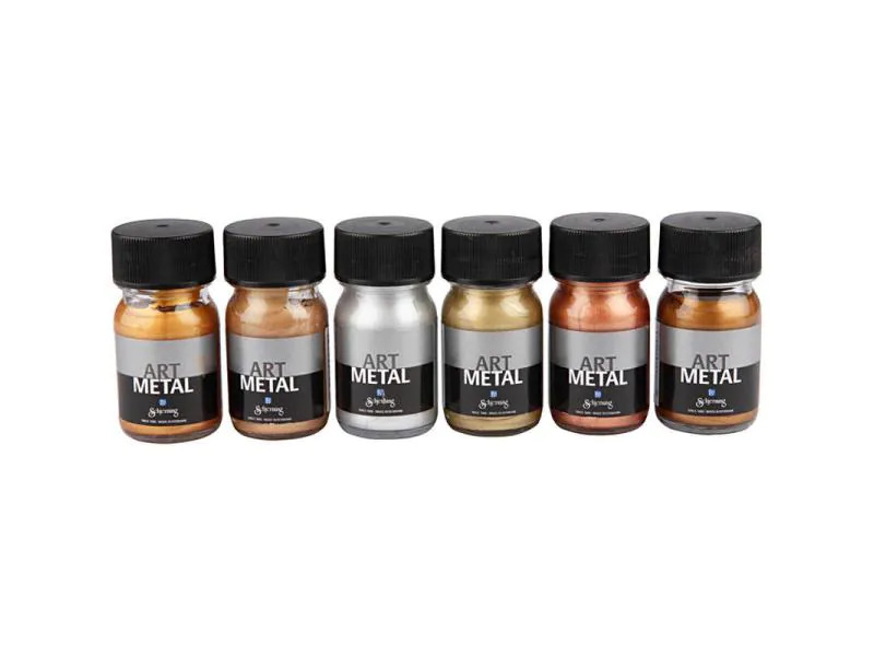 Creativ Company Metallic-Farbe Art Metal Set