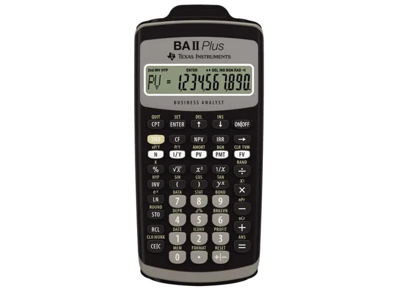 Texas Instruments Finanzrechner BA II Plus