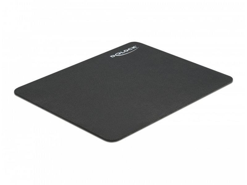 Delock Mausmatte 22x18 cm, Schwarz