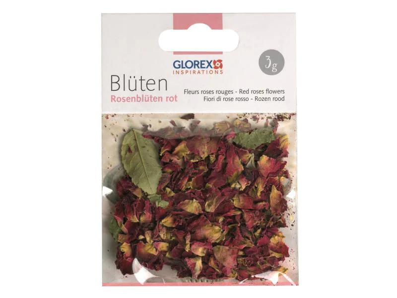 Glorex Blüten Rosenblüten 3g