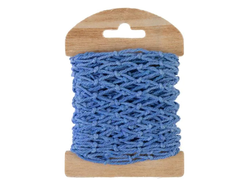 HobbyFun Textilband Netzband 130 mm x 1 m, Blau