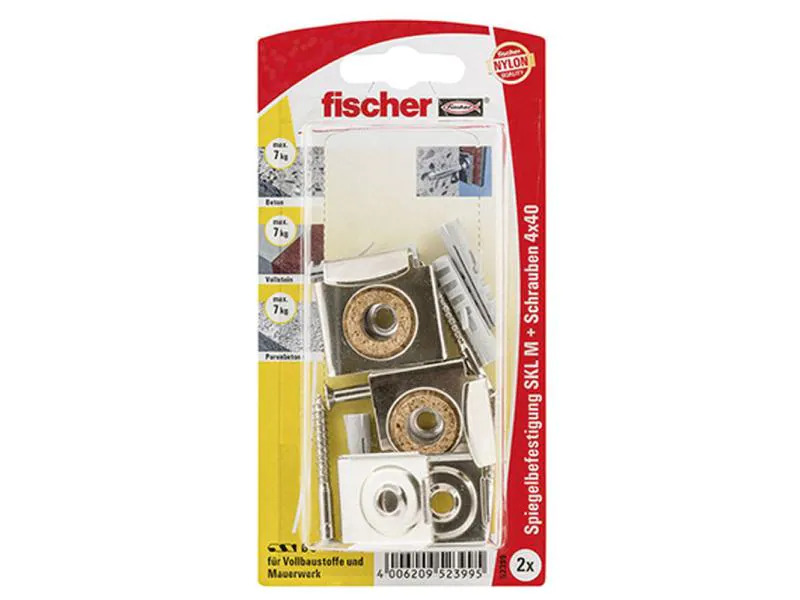 Fischer Spiegelbefestigung  SKL M, 2 Stück