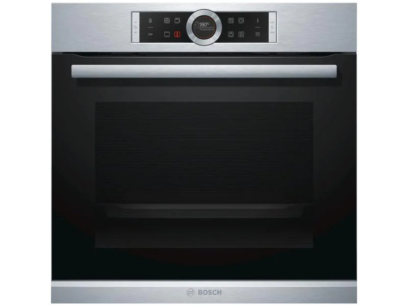 Bosch Einbaubackofen HBG675BS1 Silber A+