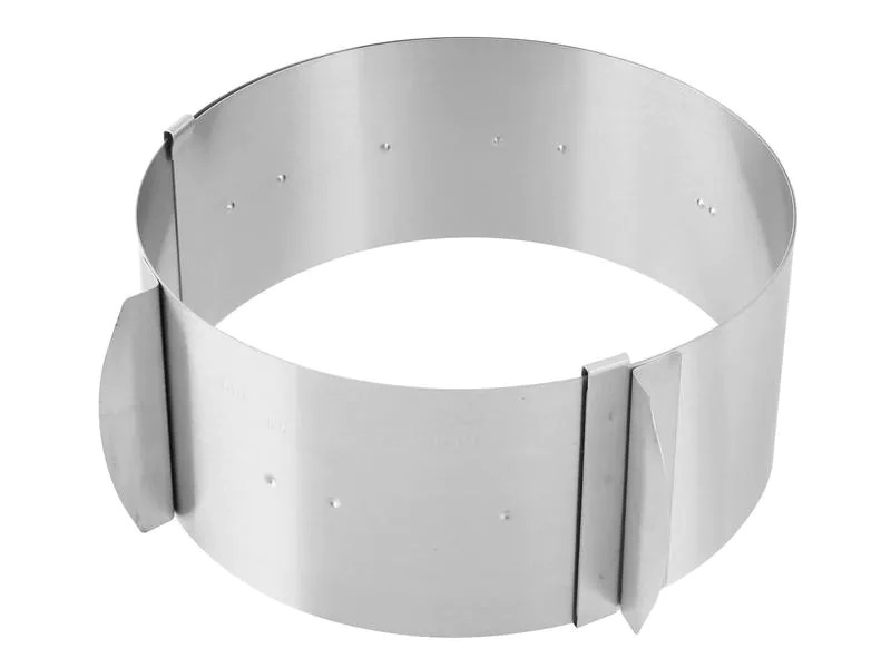 Zenker Backrahmen Silber, Rund