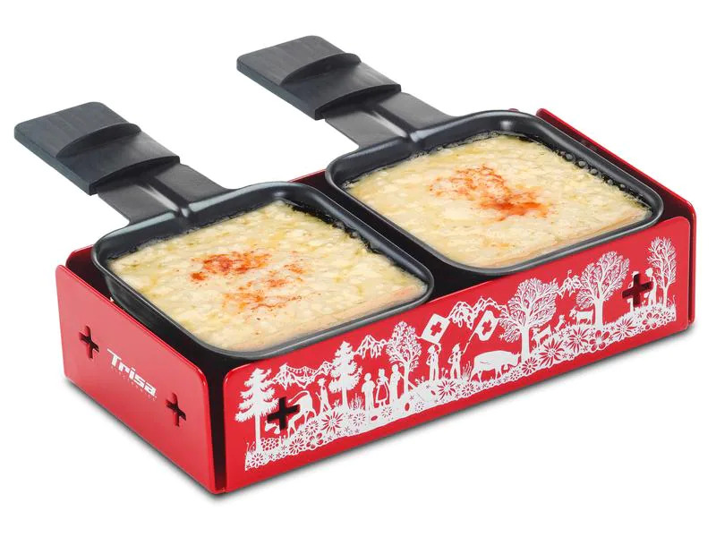 Trisa Teelicht-Raclette Explore the Alps Rot
