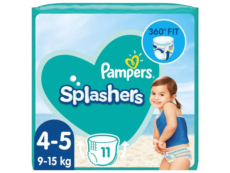 Pampers Windeln Splashers Tragepack Grösse 4-5