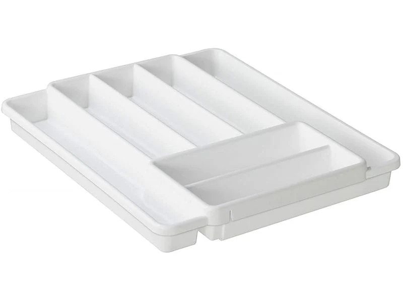 Rotho Besteckkasten Domino Weiss