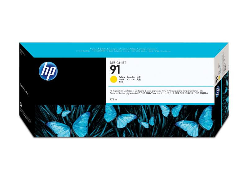 HP Tinte Nr. 91 (C9469A) Yellow