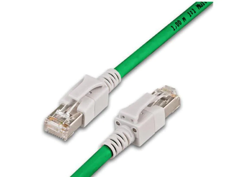 Wirewin Patchkabel RJ-45 - RJ-45, Cat 6A, S/FTP, 2 m, Grün