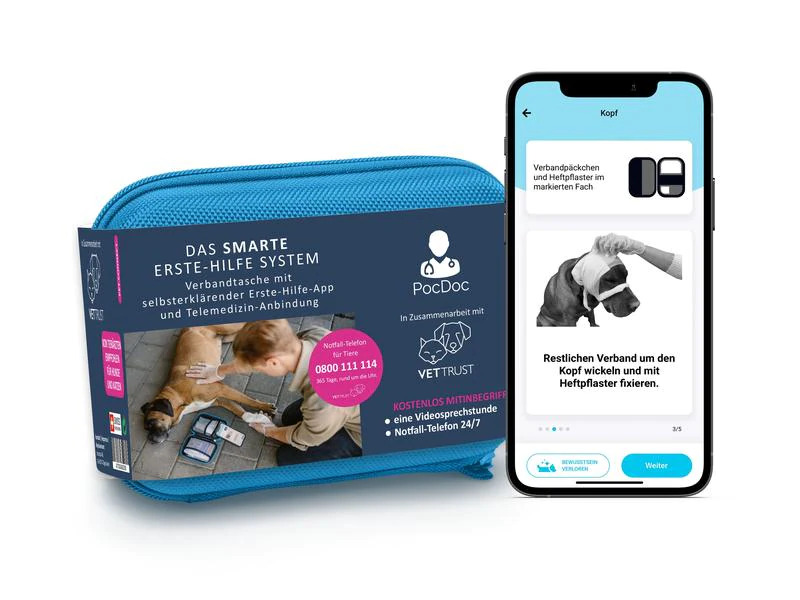 Pocdoc Tier-Erste-Hilfe-Set Pet Connect