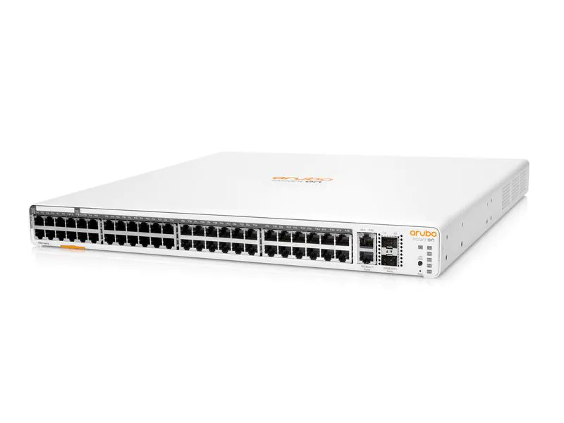 HPE Aruba Networking PoE+ Switch Aruba Instant On 1960 48G 2XGT 600W 52 Port